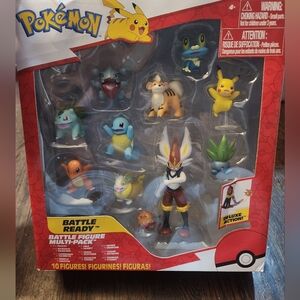 Pokemon Battle Figure Multi-Pack Bulbasaur, Charmander, Squirtle, Cinderace